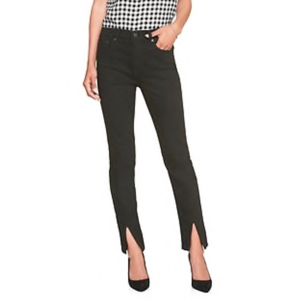 Banana republic - high rise skinny 27/4p black